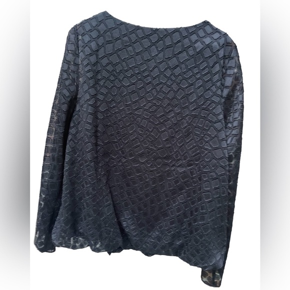 🔥🖤Alfani women’s blouse size 1X with dramatic angel sleeves. BEAUTIFUL! - Picture 4 of 7